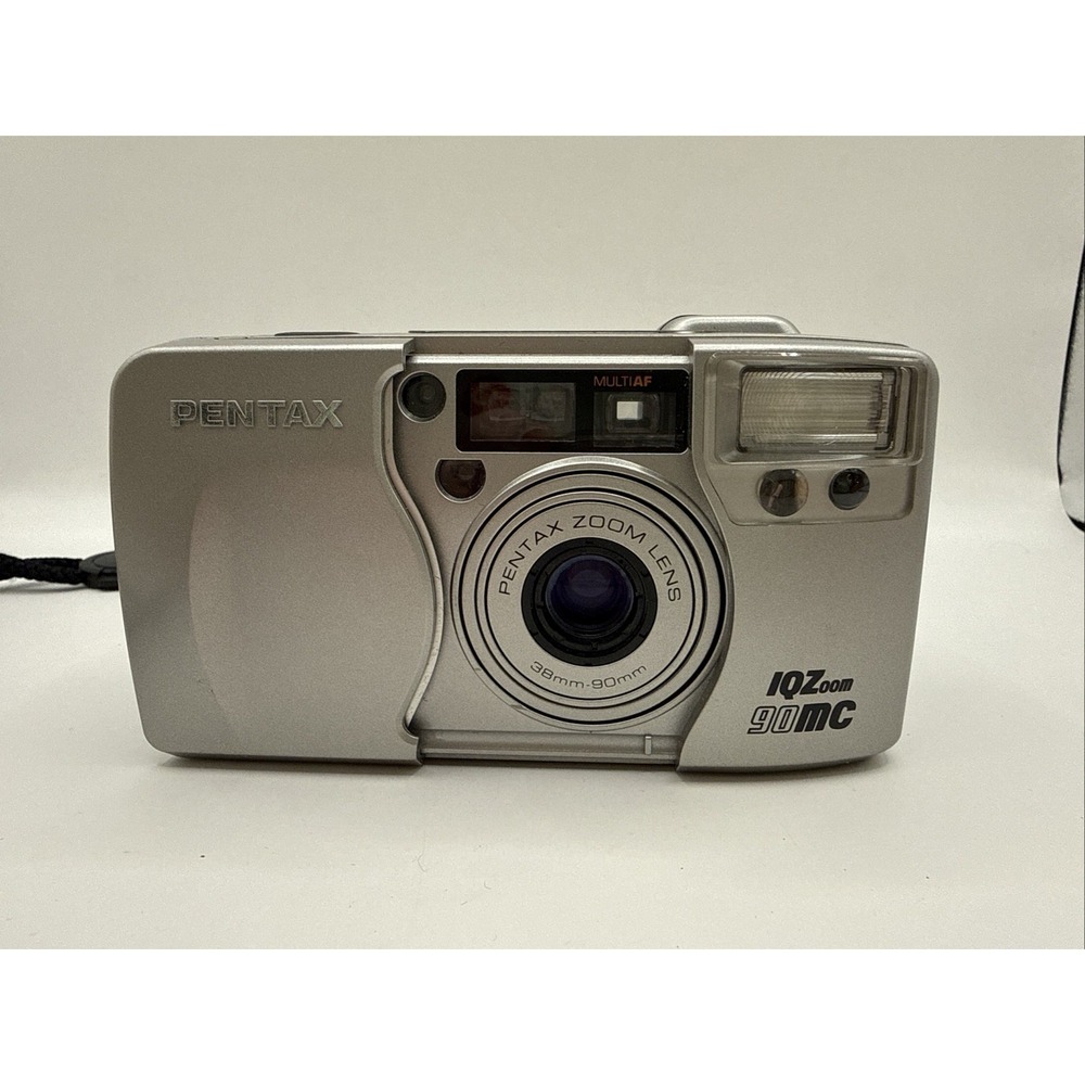 Pentax IQZoom 90MC Point & Shoot 35mm Film Camera UNTESTED